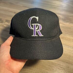Colorado Rockies‎ MLB Black Athletic SnapBack Hat